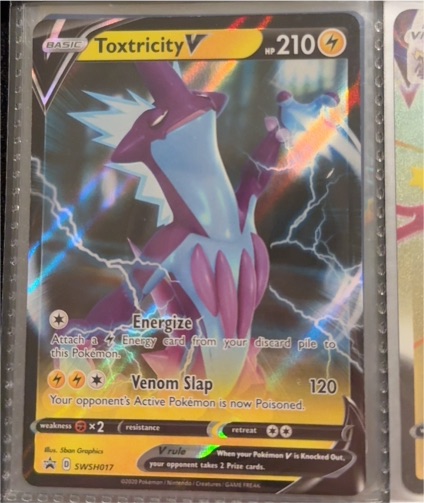 2020 Pokémon SWSH017 Toxtricity V — front