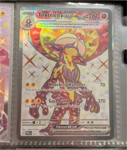 2023 Pokémon Toxtricity EX #227/182 — front