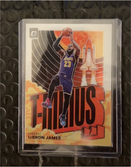 2021-22 Panini Donruss Optic #2 LeBron James T-Minus 3, 2, 1 — front