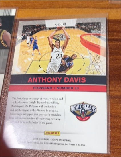 2013-14 Panini Hoops Above the Rim #3 Anthony Davis — front