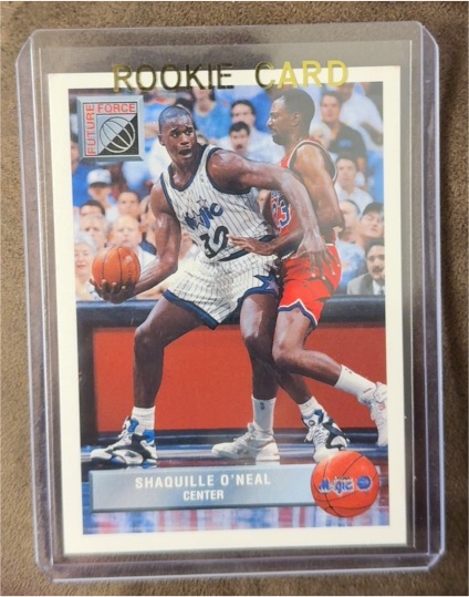1992-93 Upper Deck McDonald's #P43 Shaquille O'Neal Rookie Card — front