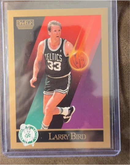 1990-91 SkyBox #14 Larry Bird — front