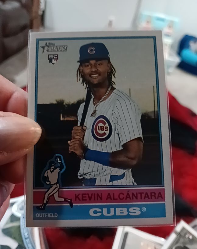 2025 Topps Heritage #353 Kevin Alcántara — front