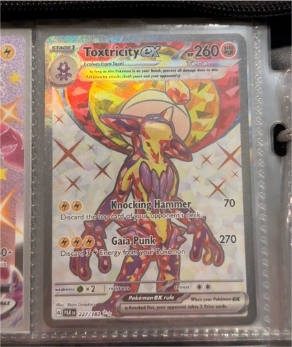 2023 Pokémon Toxtricity ex #227/182 — front