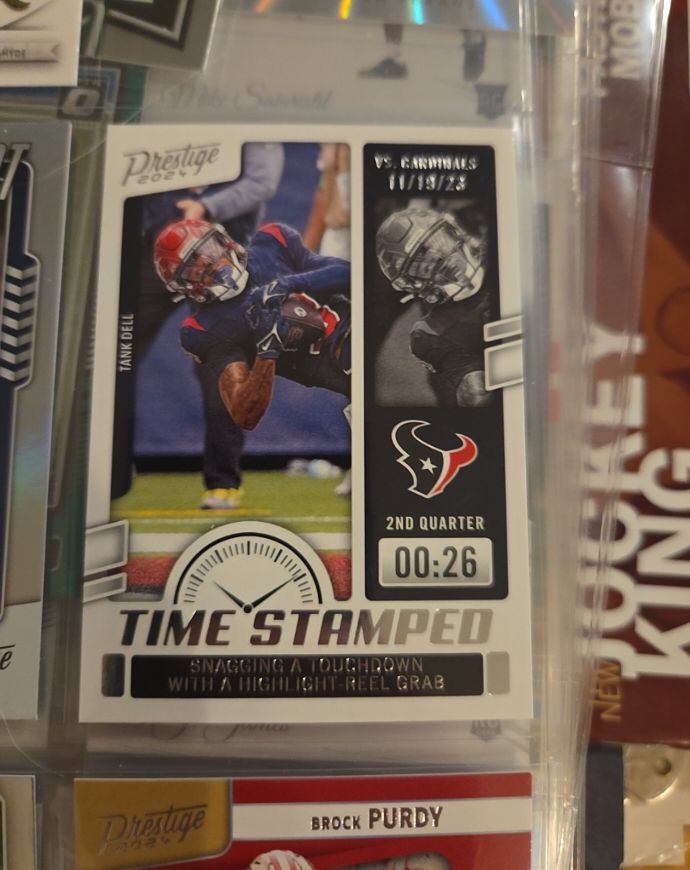 2024 Panini Prestige Time Stamped #TS-TDL Tank Dell Houston Texans — front