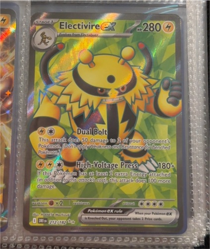 2025 Pokémon SV: Destined Rivals #212/182 Electivire ex — front