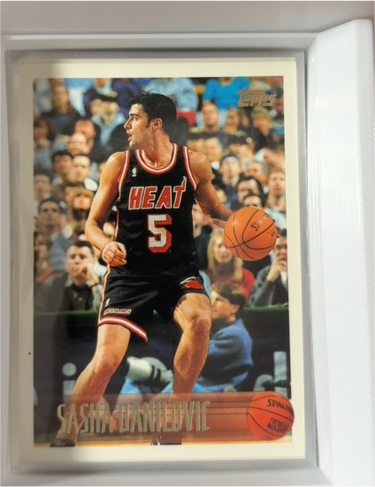 1996-97 Topps #51 Sasha Danilovic — front