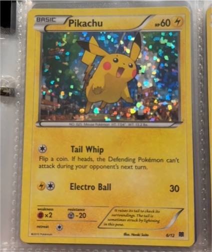 2015 Pokémon #6 Pikachu — front