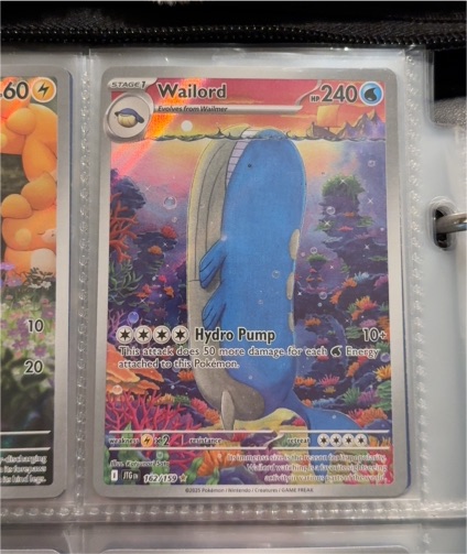 2025 Pokémon Scarlet & Violet Journey Together #162/159 Wailord — front