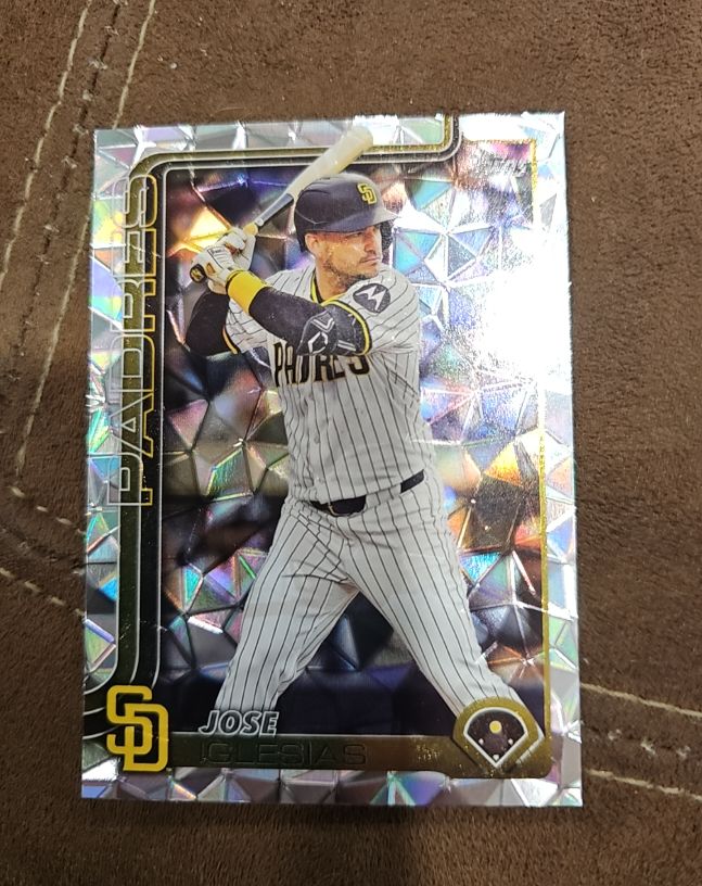 2025 Topps Update #US182 Jose Iglesias Diamante Foil — front
