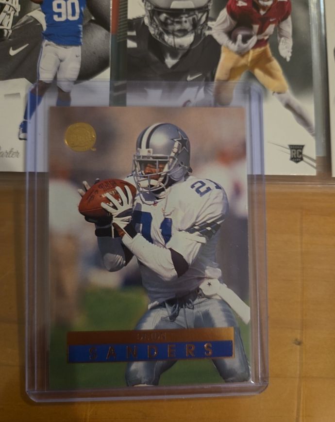 1996 Upper Deck Deion Sanders — front