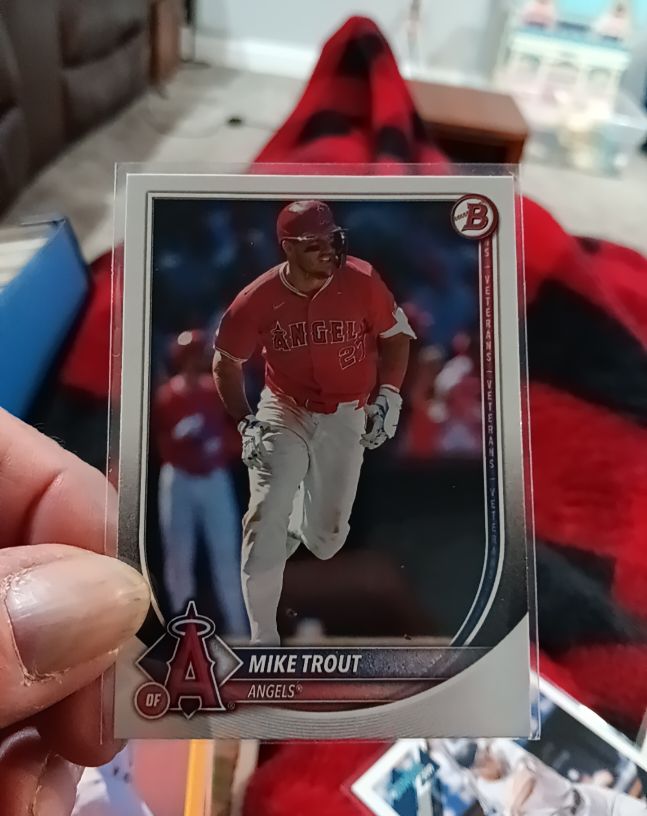 2025 Bowman #1 Mike Trout — front