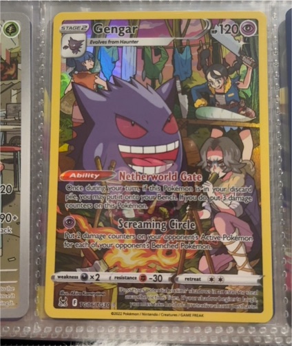 2022 Pokemon Sword & Shield Lost Origin Trainer Gallery #TG06 Gengar — front
