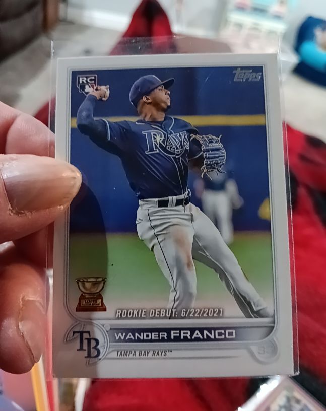 2022 Topps Update #US42 Wander Franco Rookie Debut — front