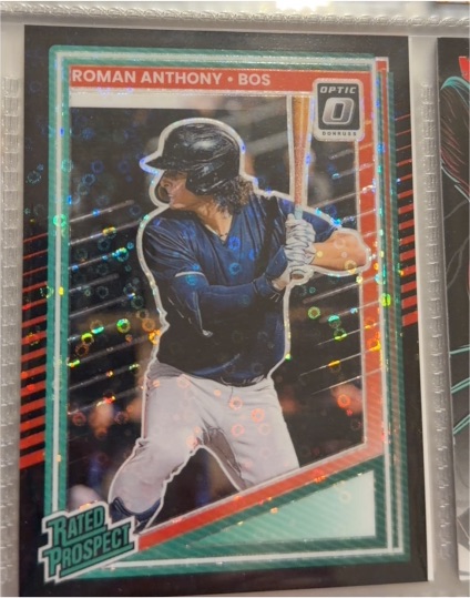 2025 Panini Donruss Optic Rated Prospect #155 Roman Anthony — front