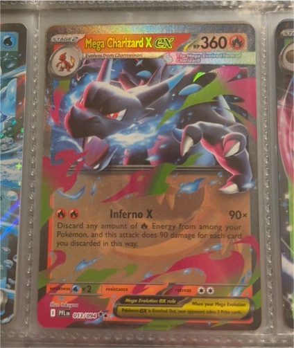 2014 Pokémon #013 Mega Charizard X EX — front
