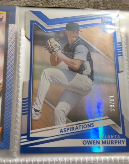 2022 Panini Elite Extra Edition #20 Owen Murphy Aspirations Die Cut — front