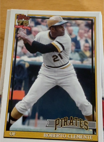 2026 Topps Series 1 #T91-99 Roberto Clemente — front