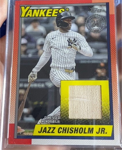 2025 Topps Update #90RU-JC Jazz Chisholm Jr. — front