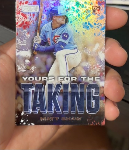 2025 Topps Stadium Club #YK-3 Matt Shaw — front