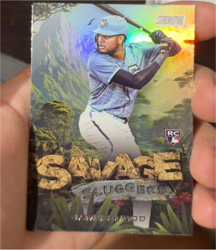 2025 Topps Stadium Club #SS-20 James Wood Savage Sluggers — front