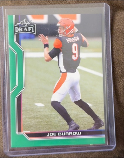2023 Leaf Draft #B1-3 Joe Burrow — front