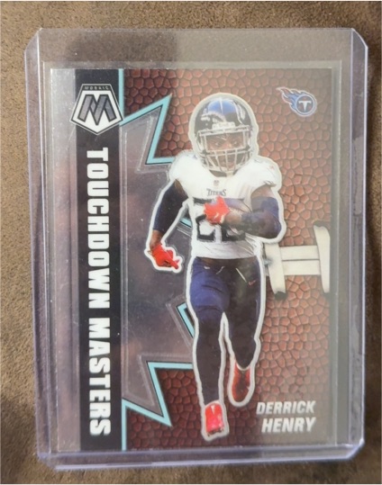 2021 Panini Mosaic #TM-3 Derrick Henry Touchdown Masters — front