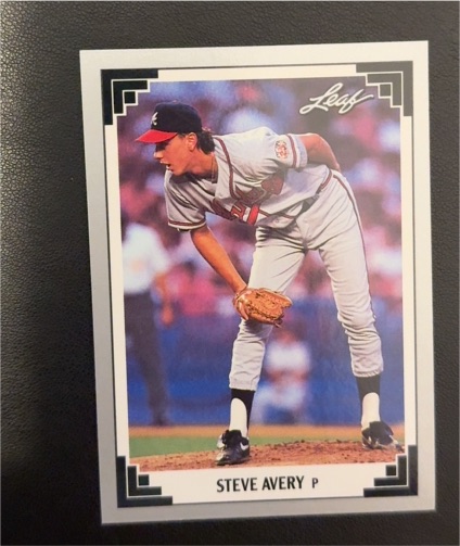 1991 Leaf #510 Steve Avery — front