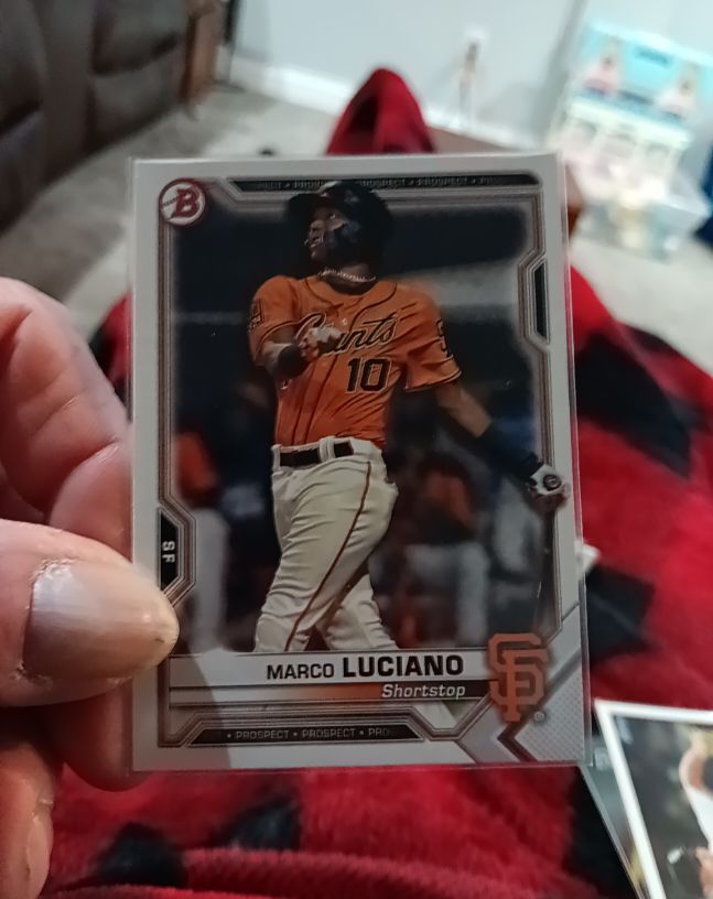 2021 Bowman Prospects #BP-8 Marco Luciano — front