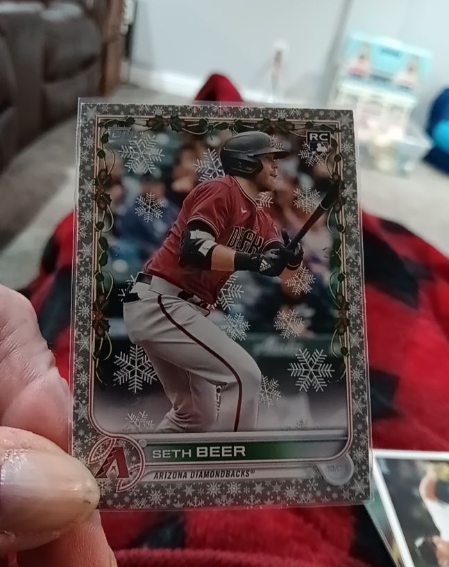 2022 Topps Holiday #HW114 Seth Beer — front