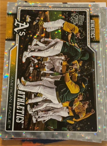 2026 Topps Series 1 #304 Athletics Team Card — front