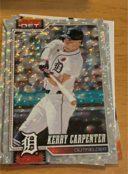 2026 Topps Series 1 #61 Kerry Carpenter — front