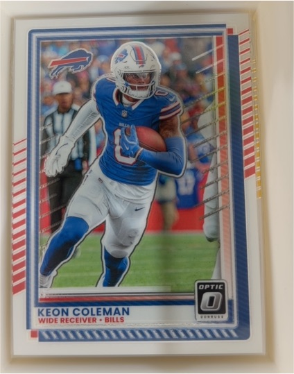 2025 Donruss Optic #32 Keon Coleman — front