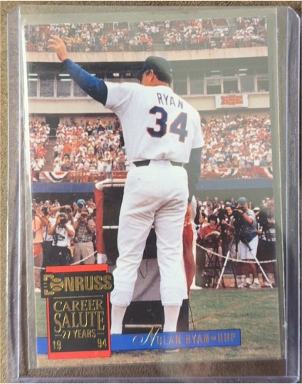 1994 Donruss #1 Nolan Ryan — front
