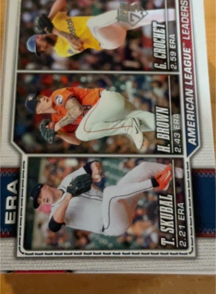 2026 Topps Series 1 #327 Tarik Skubal/Garrett Crochet/Hunter Brown — front