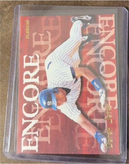 1997 Fleer Encore #703 Derek Jeter — front