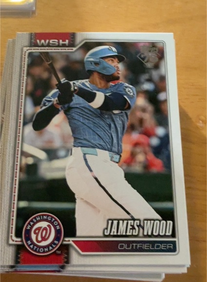 2026 Topps Series 1 #349 James Wood — front