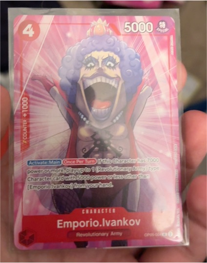 One Piece Card Game OP13-008 Emporio.Ivankov — front