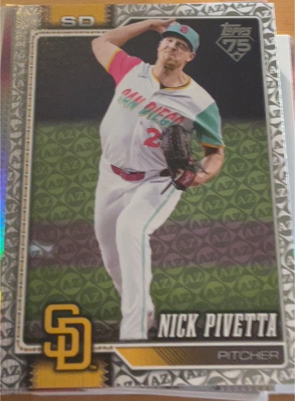 2026 Topps Series 1 #9 Nick Pivetta — front
