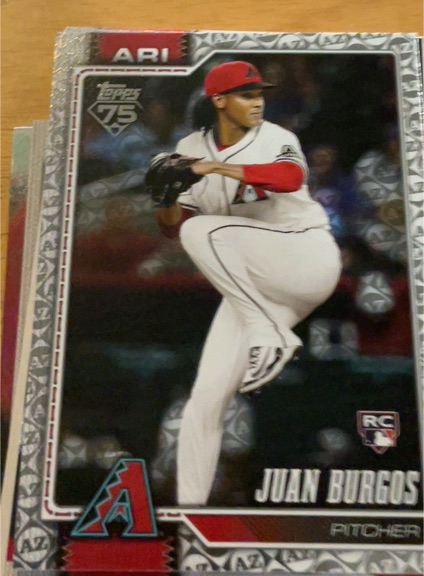 2026 Topps Series 1 #102 Juan Burgos RC — front