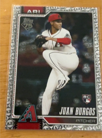 2026 Topps Series 1 #102 Juan Burgos — front