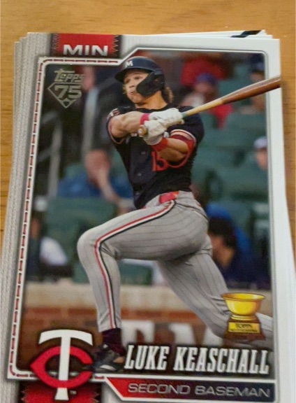 2026 Topps Series 1 #3 Luke Keaschall — front