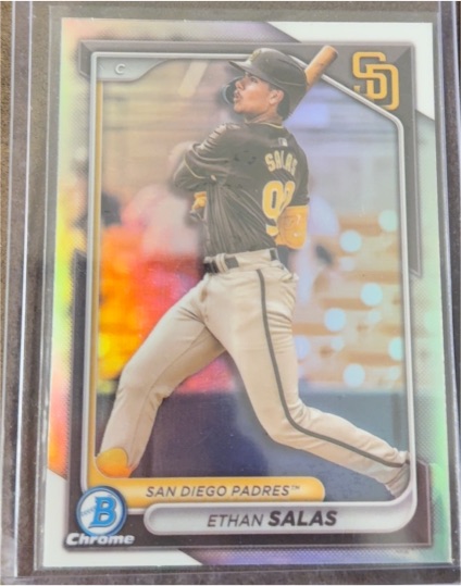 2024 Bowman Draft Chrome #BDC-140 Ethan Salas — front