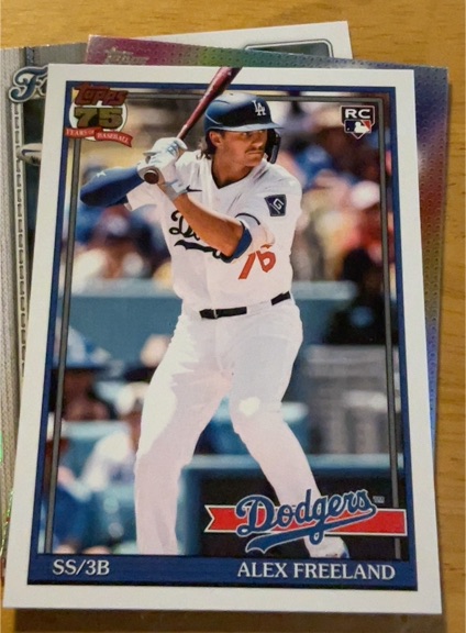 2026 Topps Series 1 #T91-35 Alex Freeland — front