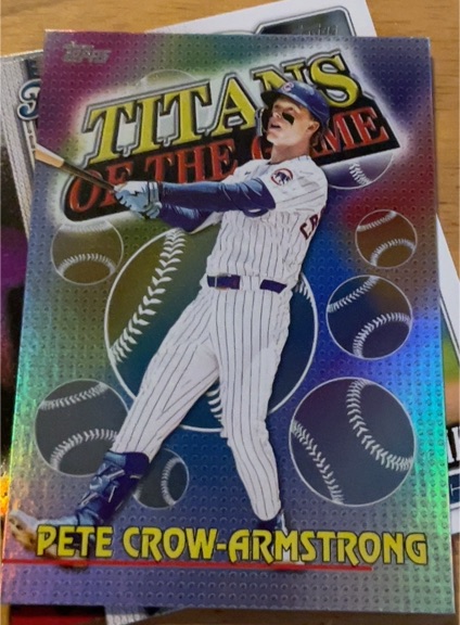 2026 Topps Series 1 #TOG-13 Pete Crow-Armstrong Titans Of The Game — front