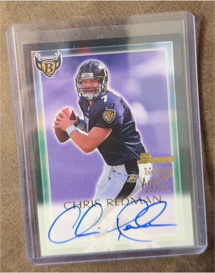 2000 Bowman #CR Chris Redman — front