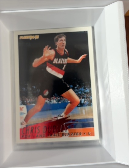1994-95 Fleer #357 Chris Dudley — front