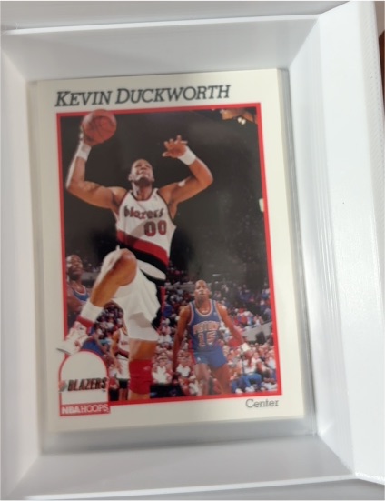 1991-92 Hoops #175 Kevin Duckworth — front