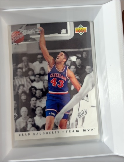 1992-93 Upper Deck #TM6 Brad Daugherty Team MVP — front