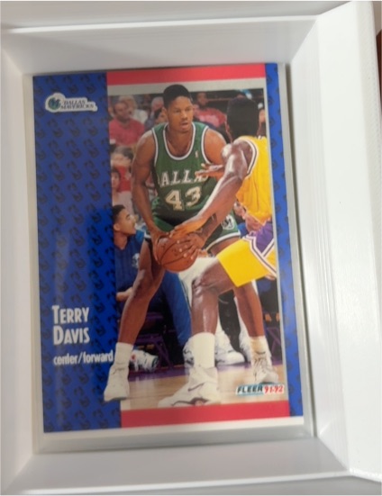 1991-92 Fleer #267 Terry Davis — front